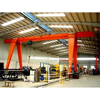 China HSHCL 20 ton indoor single girder gantry crane